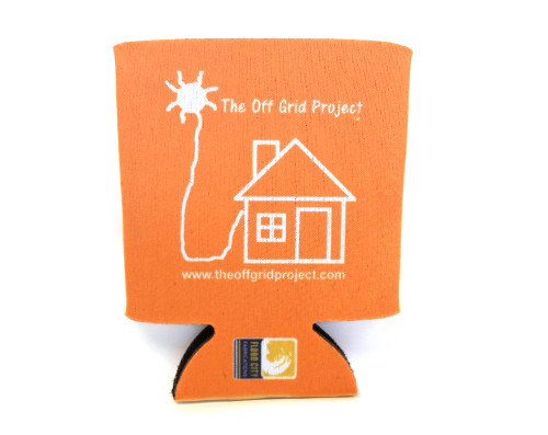 The Off Grid Project Cup Cozy Orange